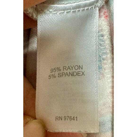 J. JILL Floral Boho Patchwork Print Rayon/Spandex Tank Midi Dress, Sz L - Picture 9 of 11